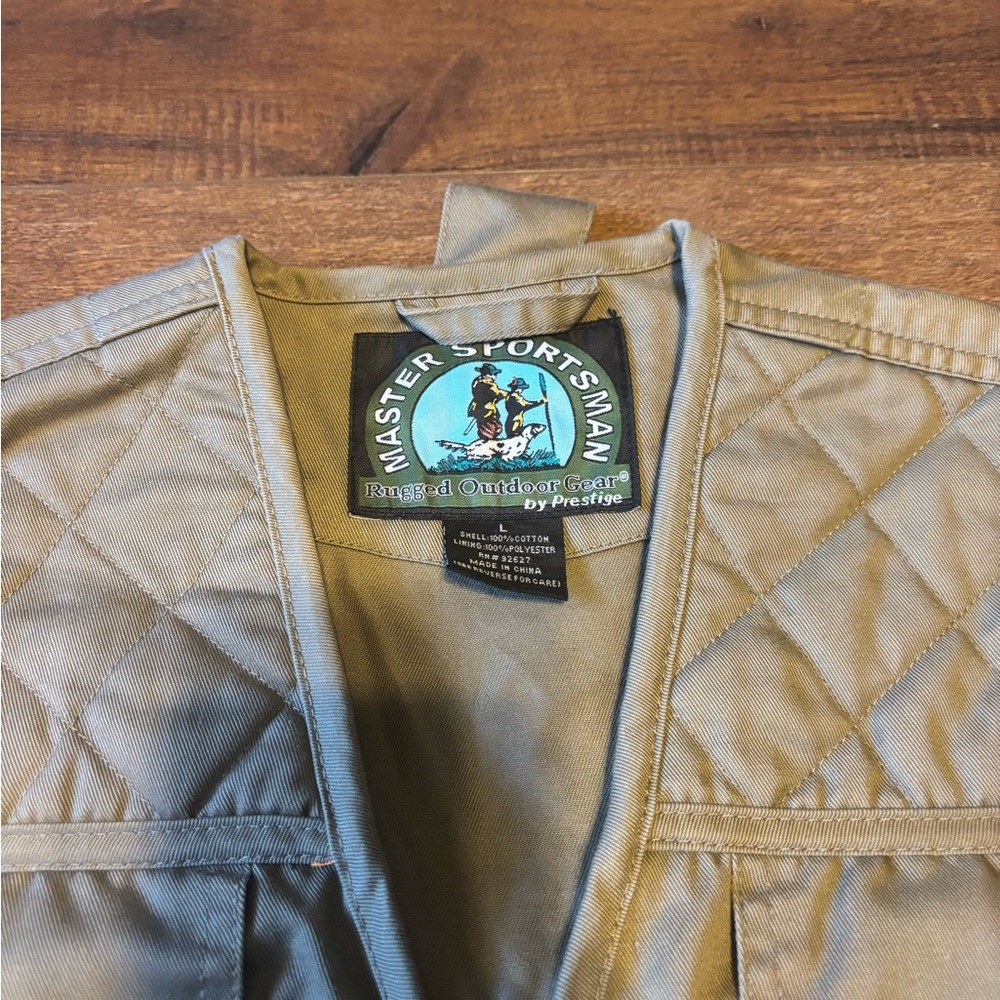 Boys Master Sportsman Tactical Fly Fishing or Hunting Vest Size YL - Picture 2 of 4